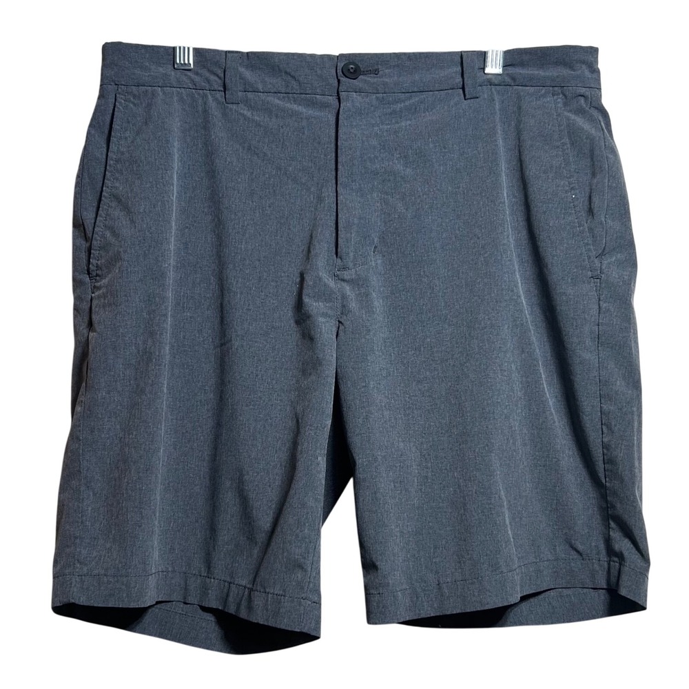 Vineyard‎ Vines Performance On-The-Go Shorts Mens 36 Gray Heathered Golf Stretch